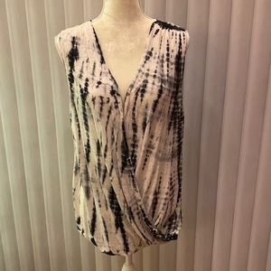 Red Haute Tie-dye Top